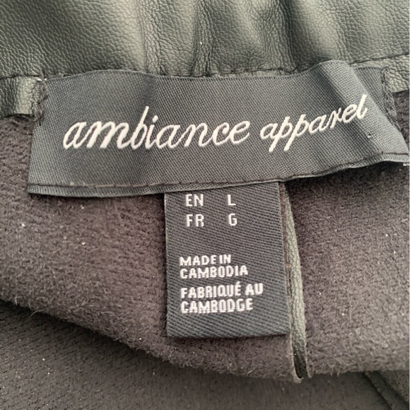 Ambiance Apparel Faux Leather Pants - Picture 7 of 8